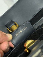 MITTELGROSSE 37 TOUJOURS TASCHE IN SCHWARZEM MONOGRAMM-DENIM