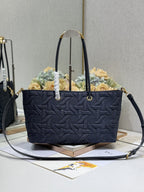 MITTLERE 37 TOUJOURS-TASCHE AUS SCHWARZEM CANNAGE-DENIM