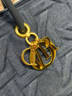 MITTLERE 37 TOUJOURS-TASCHE AUS SCHWARZEM CANNAGE-DENIM