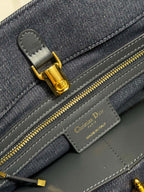 MITTLERE 37 TOUJOURS-TASCHE AUS SCHWARZEM CANNAGE-DENIM