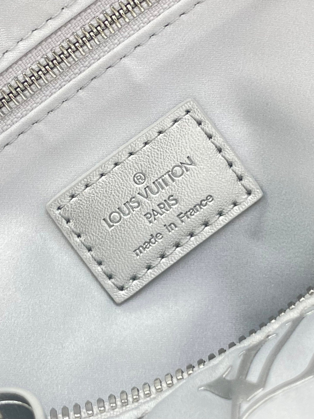 SPEEDY BANDOULIÈRE 25 IN FADIENT SILVER MONOGRAM NYLON SILBER HARDWARE