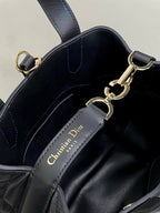 MINI TOUJOURS BEUTELTASCHE 18 AUS SCHWARZEM CANNAGE-KALBSLEDER