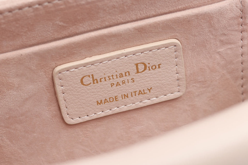 JOLIE Henkeltasche 19 Zoll in hellrosa Cannage-Kalbsleder