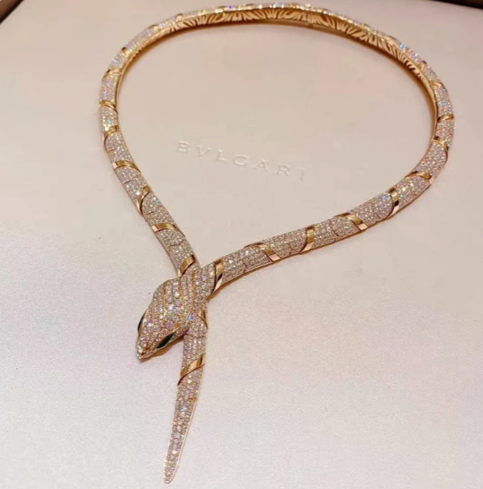 [⭐JeweliWhal]HAUTE COUTURE GOLD SERPENTI NECKLACE