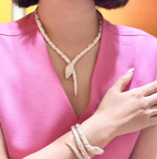 [⭐JeweliWhal]HAUTE COUTURE GOLD SERPENTI NECKLACE