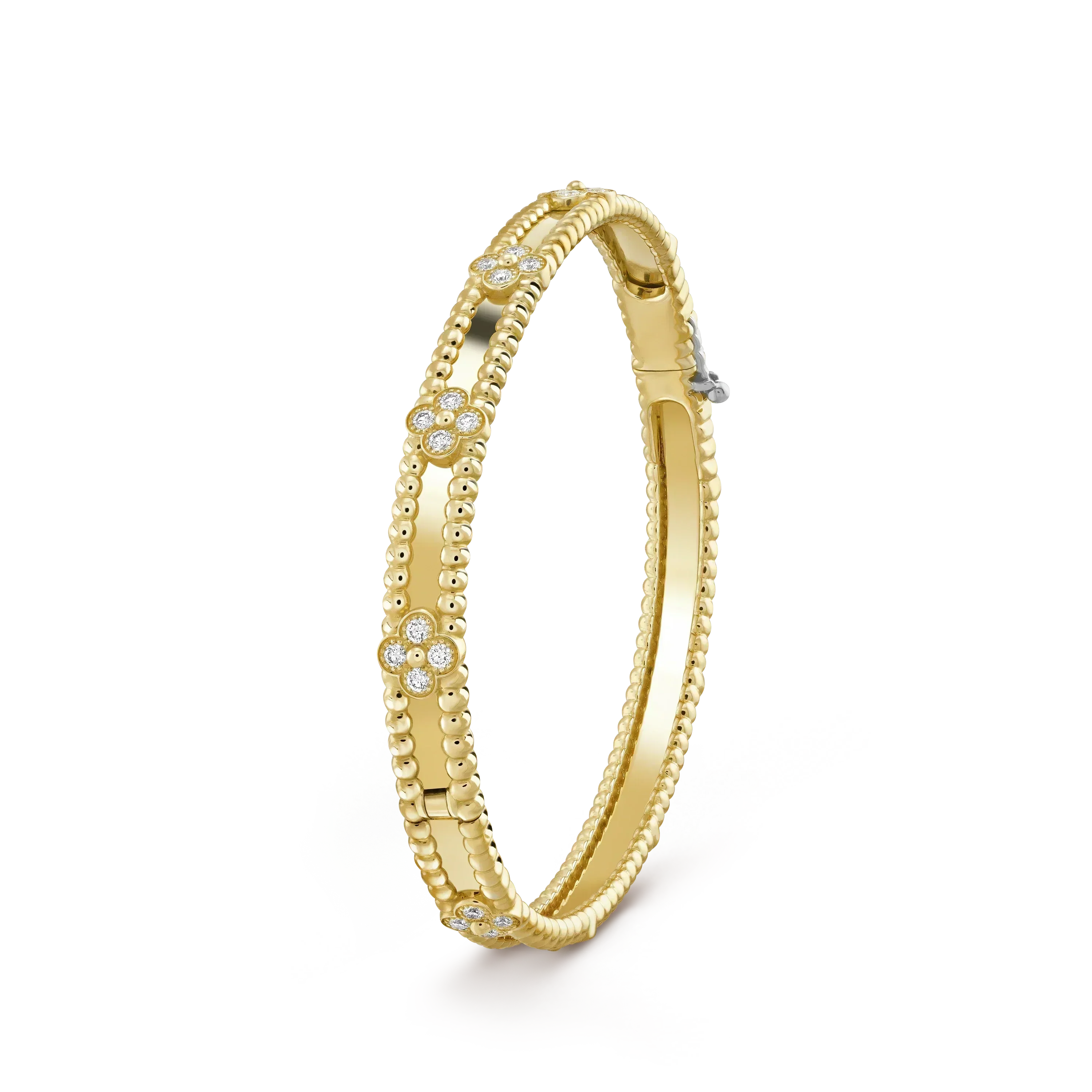 ®ジュエリコーン®クローバーブレスレット 4mmダイヤモンド