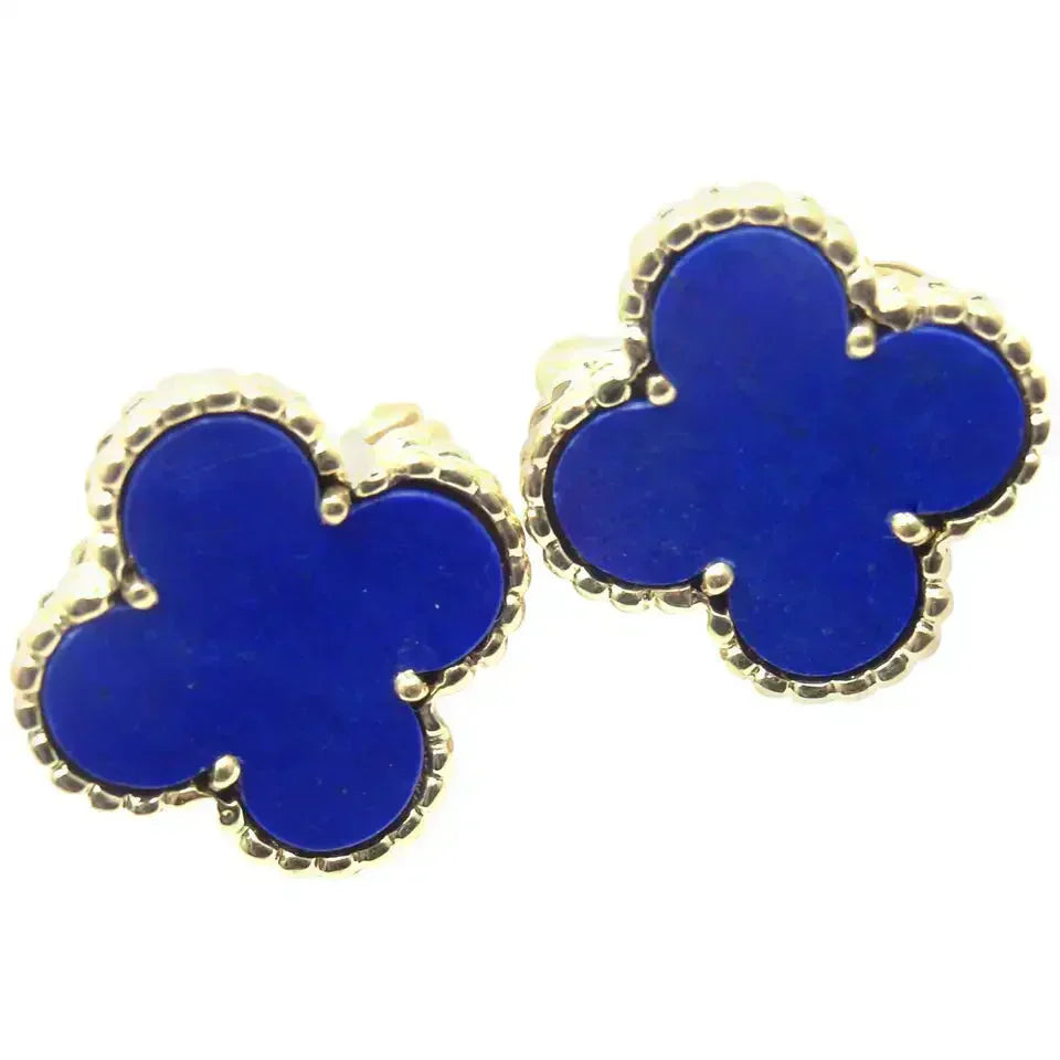 ¡®Jewelicorn¡¯CLOVER MINI 9.5MM TURQUOISE EARRINGS