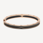 ¡®Jewelicorn¡¯ZERO 1 PINK GOLD WITH MATTE BLACK CERAMIC BRACELET