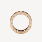 ¡®Jewelicorn¡¯ZERO 1 TWO-BAND LOOPS AND BLACK CERAMIC PINK GOLD RING