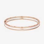¡®Jewelicorn¡¯ZERO 1 PINK GOLD WITH WHITE CERAMIC BRACELET