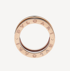 ¡®Jewelicorn¡¯ZERO 1 TWO-BAND WITH MATTE BLACK CERAMIC PINK GOLD RING