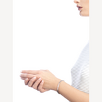 ¡®Jewelicorn¡¯ZERO 1 SPIRAL LOGO SILVER BRACELET