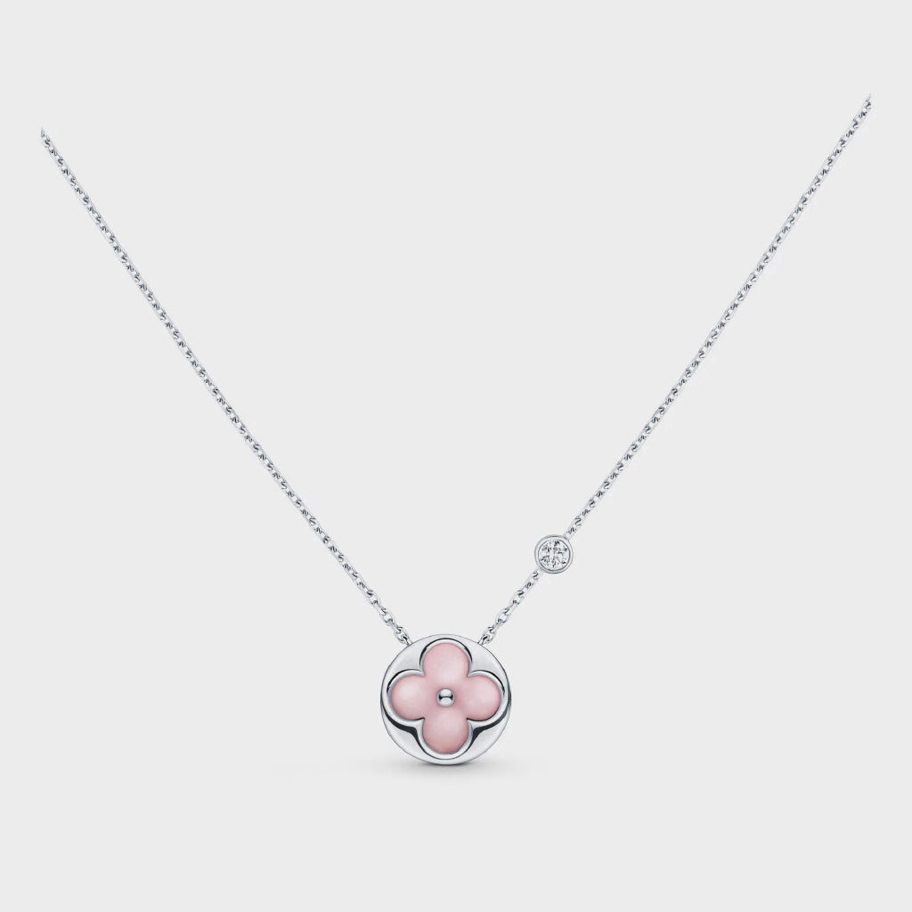 ®Jewelicorn® サンモチーフ ピンクモップ シルバーブレスレット