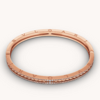 ¡®Jewelicorn¡¯ZERO 1 SPIRAL AND PAVED DIAMOND PINK GOLD BRACELET