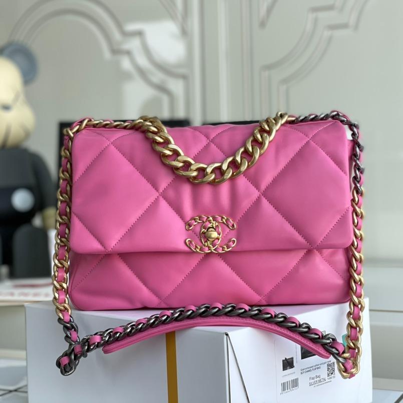 19 Klapptasche 26 Rosa Lammleder 