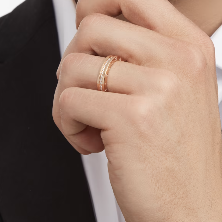 ¡®Jewelicorn¡¯ZERO 1 ONE-BAND PAVED DIAMONDS ON THE SPIRAL RING