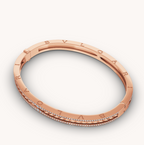 ¡®Jewelicorn¡¯ZERO 1 SPIRAL AND PAVED DIAMOND PINK GOLD BRACELET