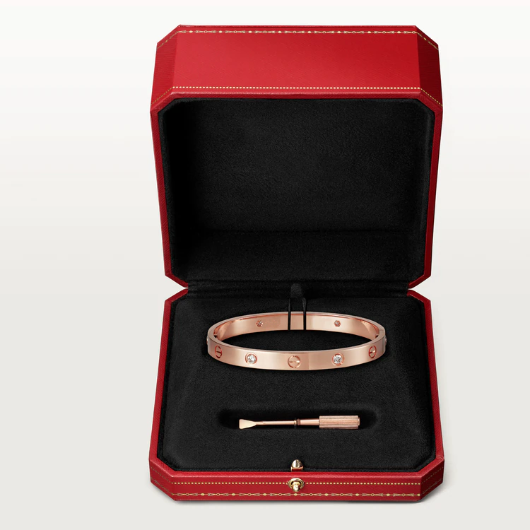 ¡®Jewelicorn¡¯LOVE BRACELET 6.1MM 4 DIAMONDS