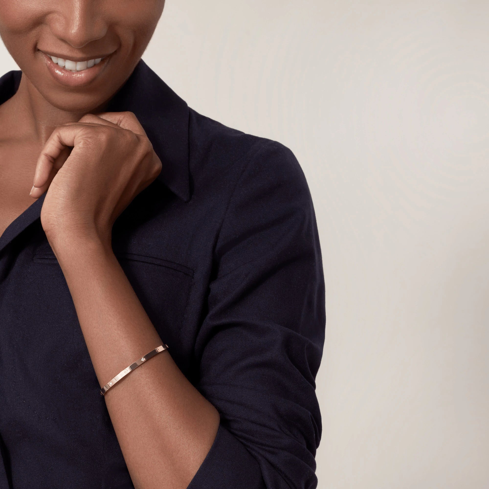 ®ジュエリコーン®ラブブレスレット 3.65mm 6ダイヤモンド