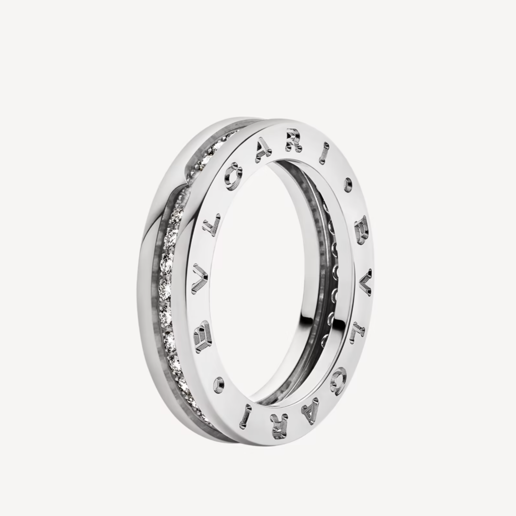 ¡®Jewelicorn¡¯ZERO 1 ONE-BAND PAVED DIAMONDS ON THE SPIRAL RING