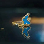 ®Jewelicorn® バタフライ ターコイズ バタフライ ブレスレット