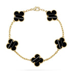 [⭐JeweliWhal] CLOVER 5 MOTIF PULSAR STONE BRACELET COLLECTION