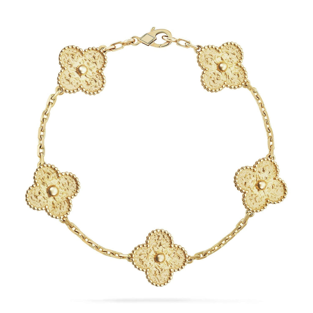 ¡®Jewelicorn¡¯CLOVER 5 MOTIFS BRONZING BRACELET