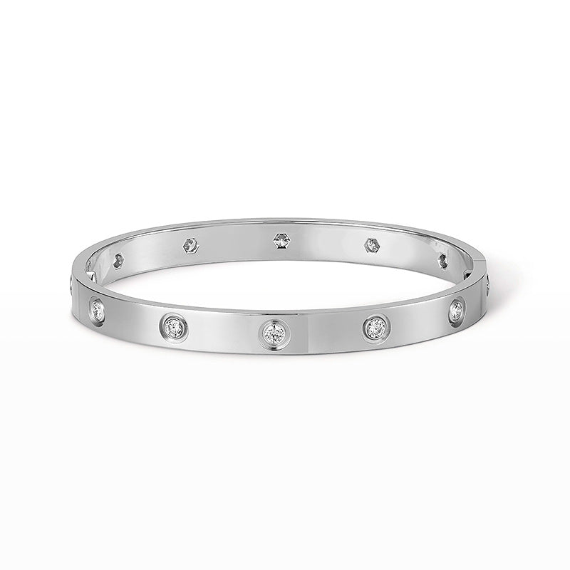 ¡®Jewelicorn¡¯LOVE BRACELET 6.1MM 10 DIAMONDS
