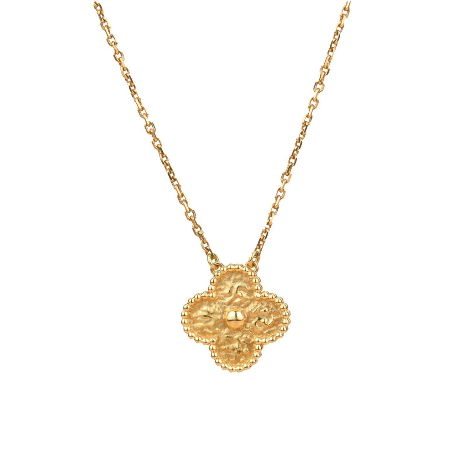 ¡®Jewelicorn¡¯CLOVER 15MM  BRONZING NECKLACE