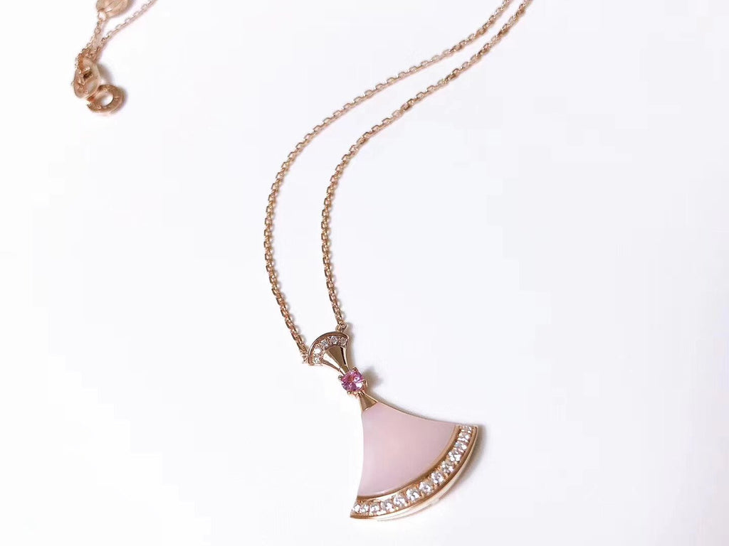 Jewelicorn Traumkette Rosa Perlmutt Diamant