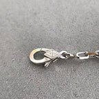 ¡®Jewelicorn¡¯CLOVER 5 MOTIF ONYXS DIAMOND BRACELET SILVER