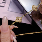 ®Jewelicorn®クローバー 10モチーフ レーザーネックレス