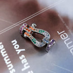 ¡®Jewelicorn¡¯FORCE ラージ ホースシュークラスプ メタルブレスレット