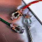 ¡®Jewelicorn¡¯FORCE LARGE HORSESHOE  COLORED DIAMOND BRACELET ROSE GOLD