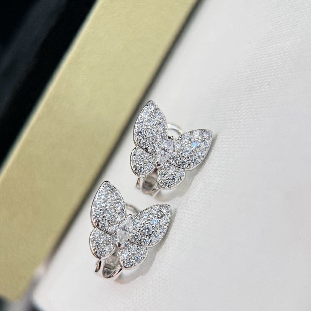 ¡®Jewelicorn¡¯BUTTERFLY ALL DIAMOND EARRINGS