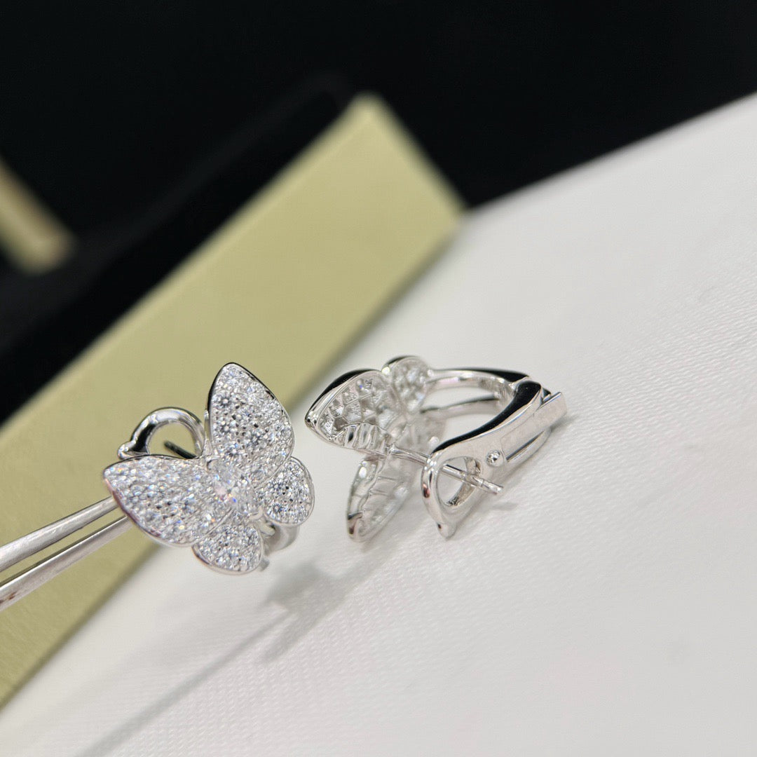¡®Jewelicorn¡¯BUTTERFLY ALL DIAMOND EARRINGS