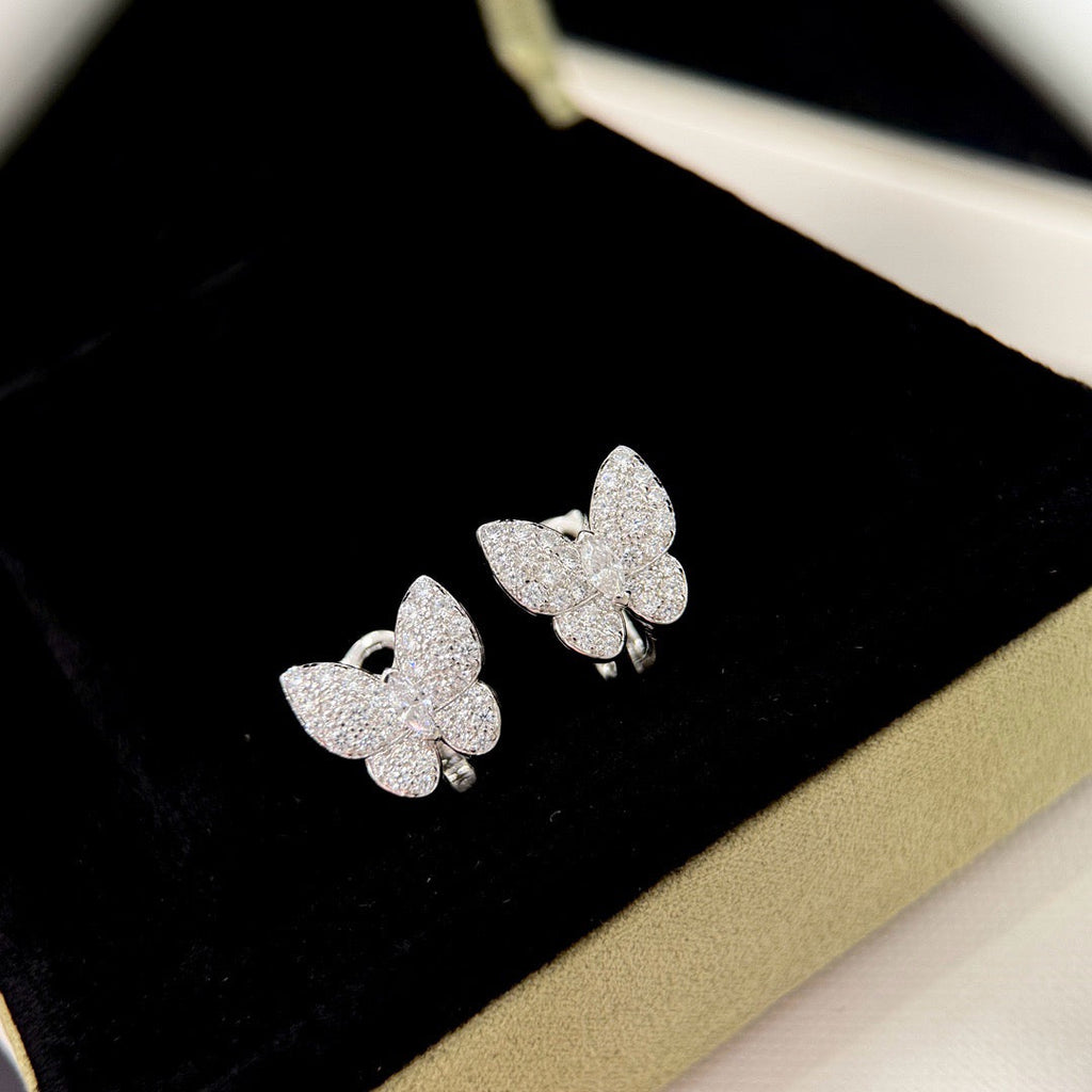 ¡®Jewelicorn¡¯BUTTERFLY ALL DIAMOND EARRINGS