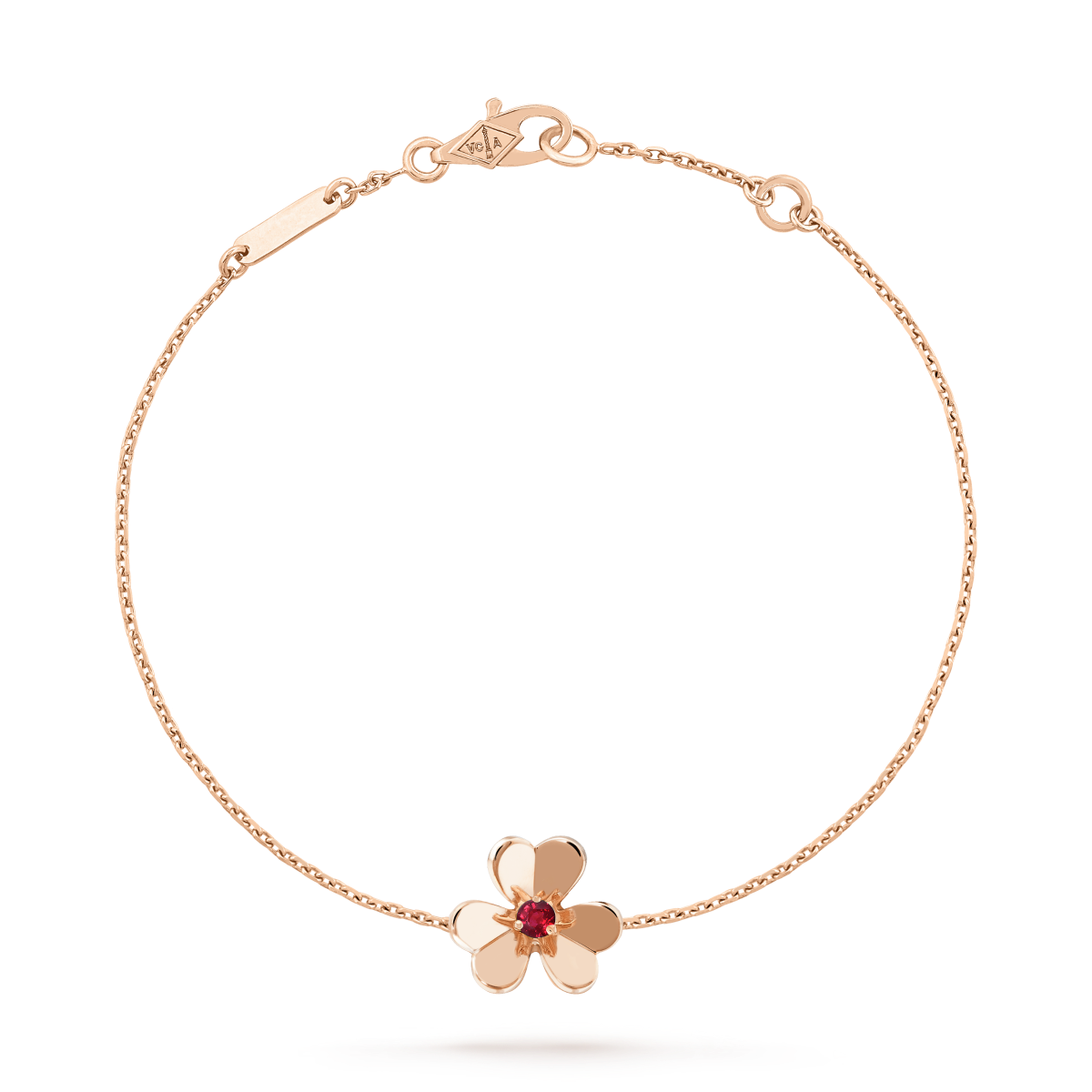 ¡®Jewelicorn¡¯FRIVOLE GOLD FLOWER PINK MALACHITE BRACELET