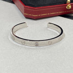 ¡®Jewelicorn¡¯LOVE BRACELET 6.1MM 1 DIAMOND OPEN CUFF