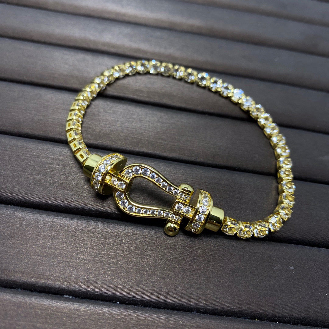 ¡®Jewelicorn¡¯FORCE  HORSESHOE  DIAMOND TENNIS BRACELET