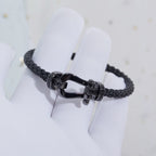 ¡®Jewelicorn¡¯FORCE LARGE SERIES HORSESHOE BLACK SAMURAI BRACELET