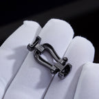 ¡®Jewelicorn¡¯FORCE LARGE SERIES HORSESHOE BLACK SAMURAI BRACELET