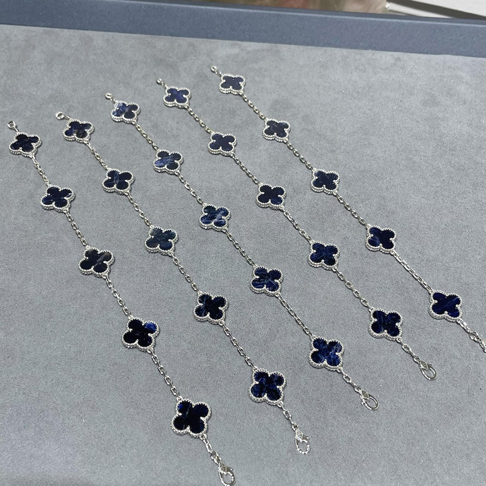 [⭐JeweliWhal]CLOVER 5 MOTIF PIETERSITE BRACELET COLLECTION