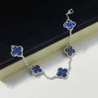 ®Jewelicorn®クローバー 5モチーフ ピーターサイト シルバーブレスレット