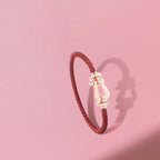 ®Jewelicorn®FORCE 10 ハーフダイヤモンド ピンクゴールド レッドコーデリ ラージ＆ミディアムモデル