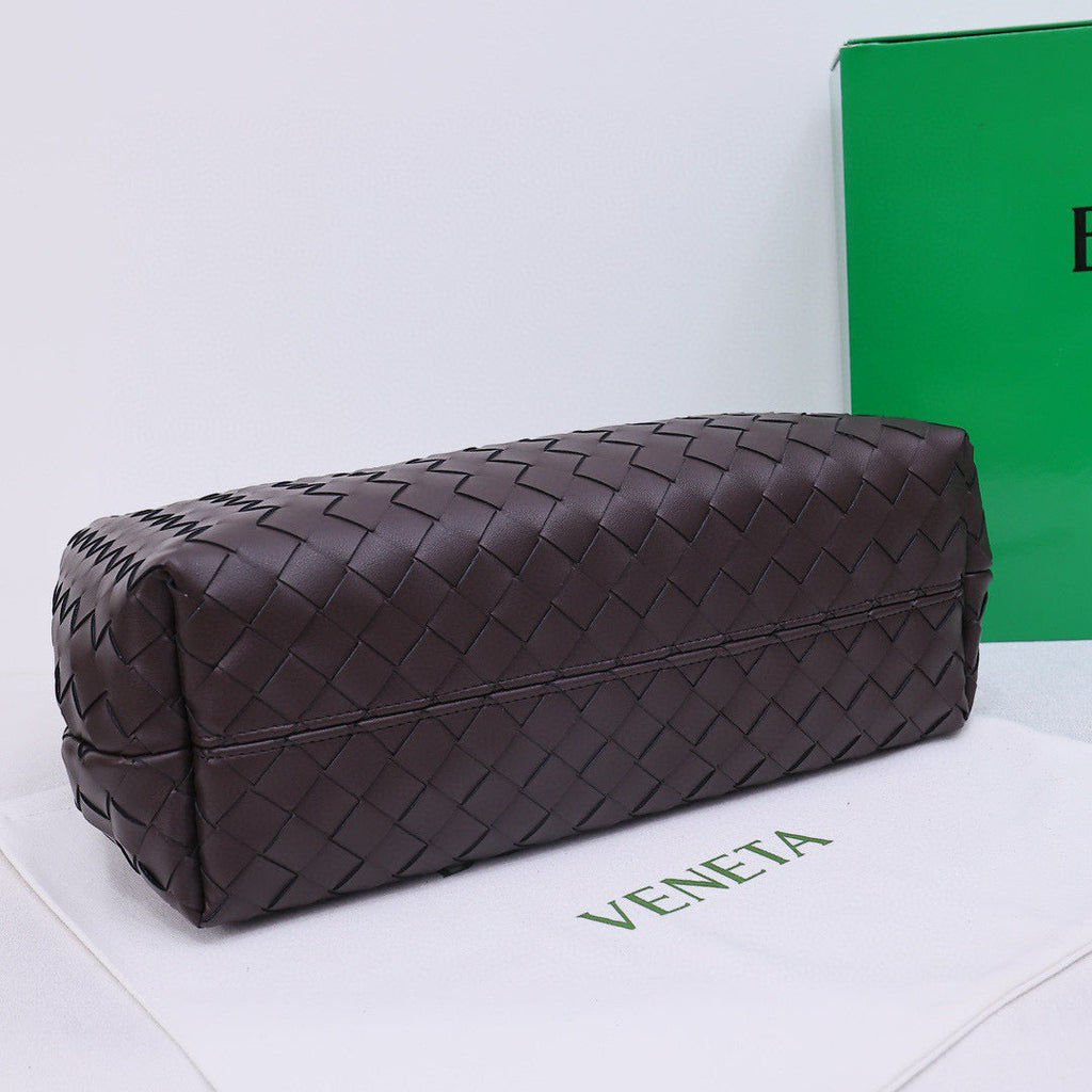 BV MEDIUM ANDIAMO 32 BRAUN LAMMLEDER GOLDENE BESCHLÄGE