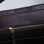 BV MEDIUM ANDIAMO 32 BRAUN LAMMLEDER GOLDENE BESCHLÄGE