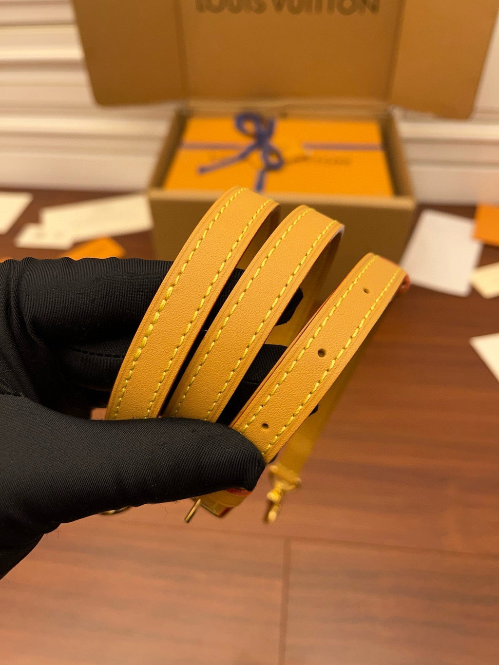 NANO SPEEDY 16 ZOLL BRAUN MONOGRAMM-LEINWAND GOLDENE BESCHLÄGE