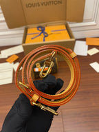 NANO SPEEDY 16 ZOLL BRAUN MONOGRAMM-LEINWAND GOLDENE BESCHLÄGE