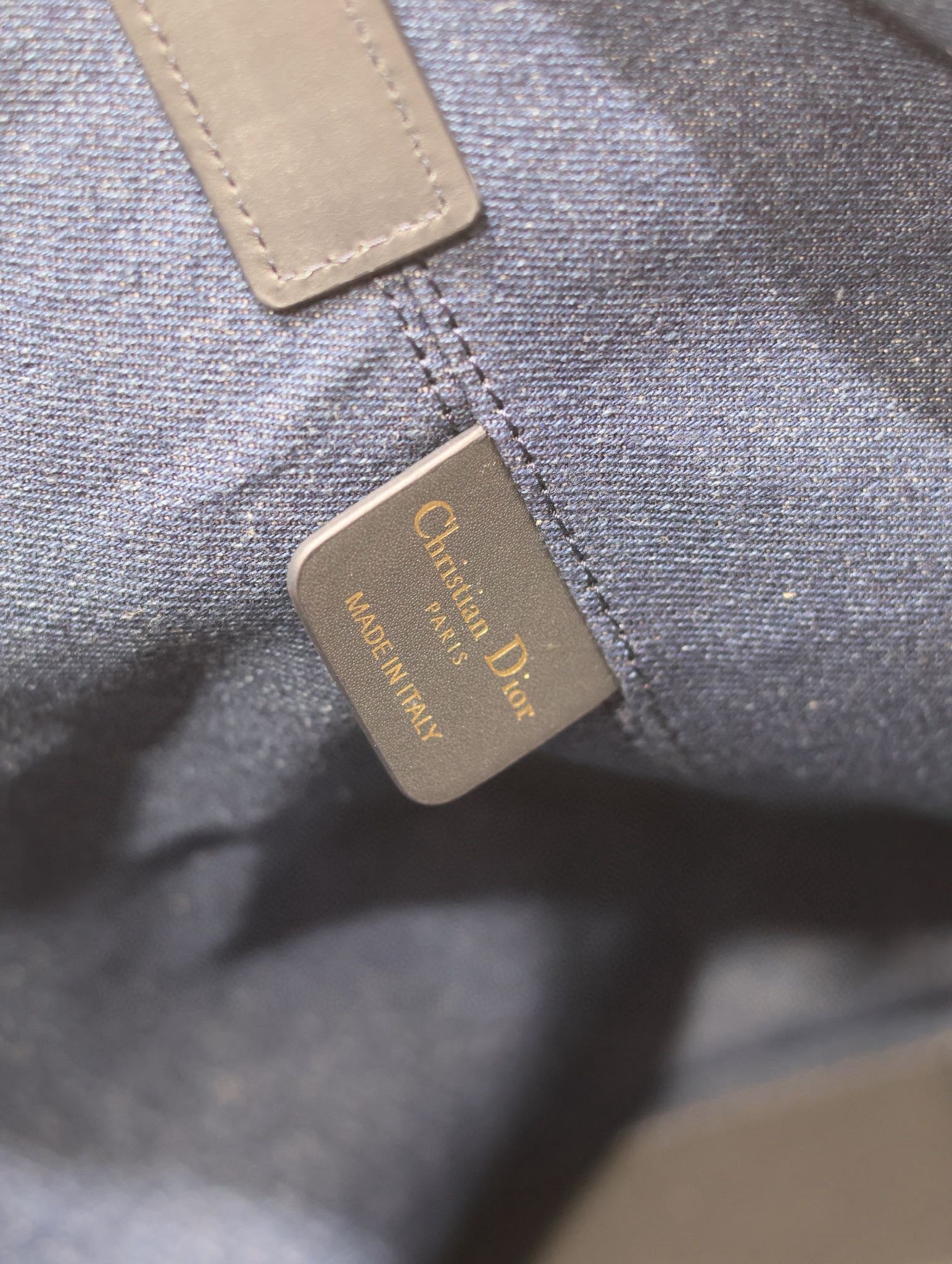 GROSSER TOUJOURS 37 BLAUER DENIM-OBLIQUE-JACQUARD